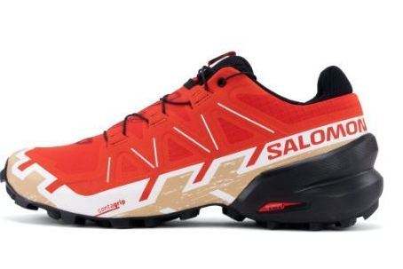 Salomon Trailrunning Schuh Speedcross 6 GTX Herren Fiery Red / Black / white